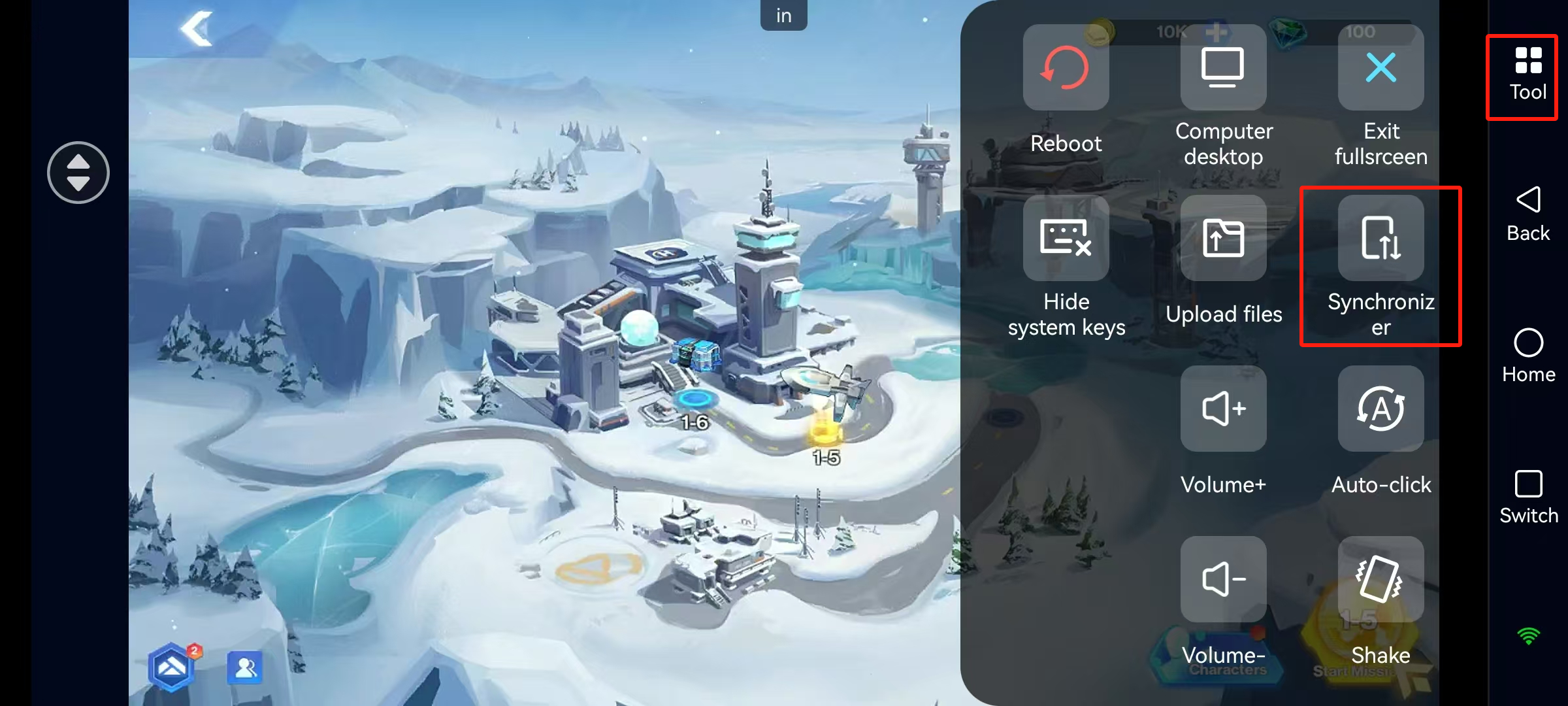 DC Worlds Collide synchronizer