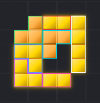 驅動塊擺放示意