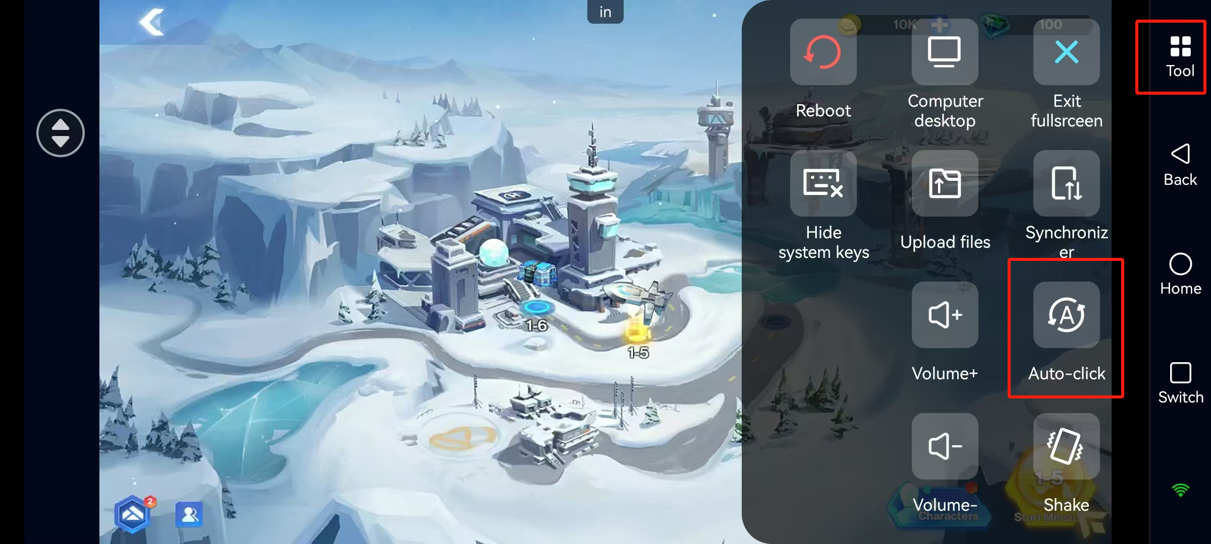 DC Worlds Collide auto-click