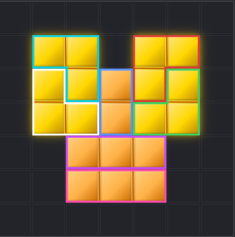 驅動塊擺放示意